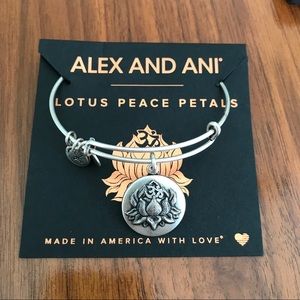 Alex and Ani Lotus Peace Petals Bracelet